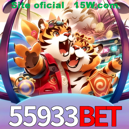 Imagem promocional da 55933Bet mostrando a plataforma e suas vantagens